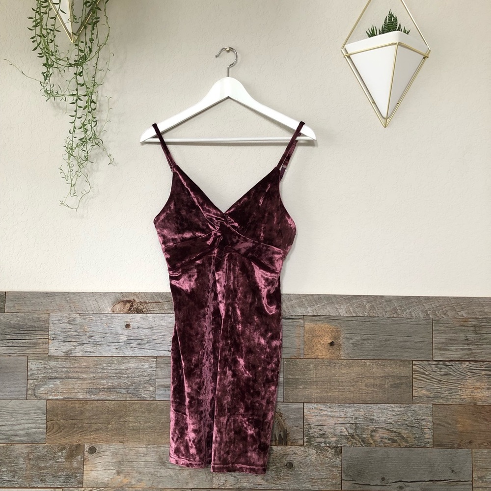 Free People Come Together Mauve Purple Mini Dress